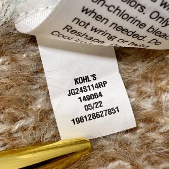 SO Fuzzy Sweater Women Med Mint + Brown Floral Crop Goods For Life Long Sleeve - Picture 9 of 13